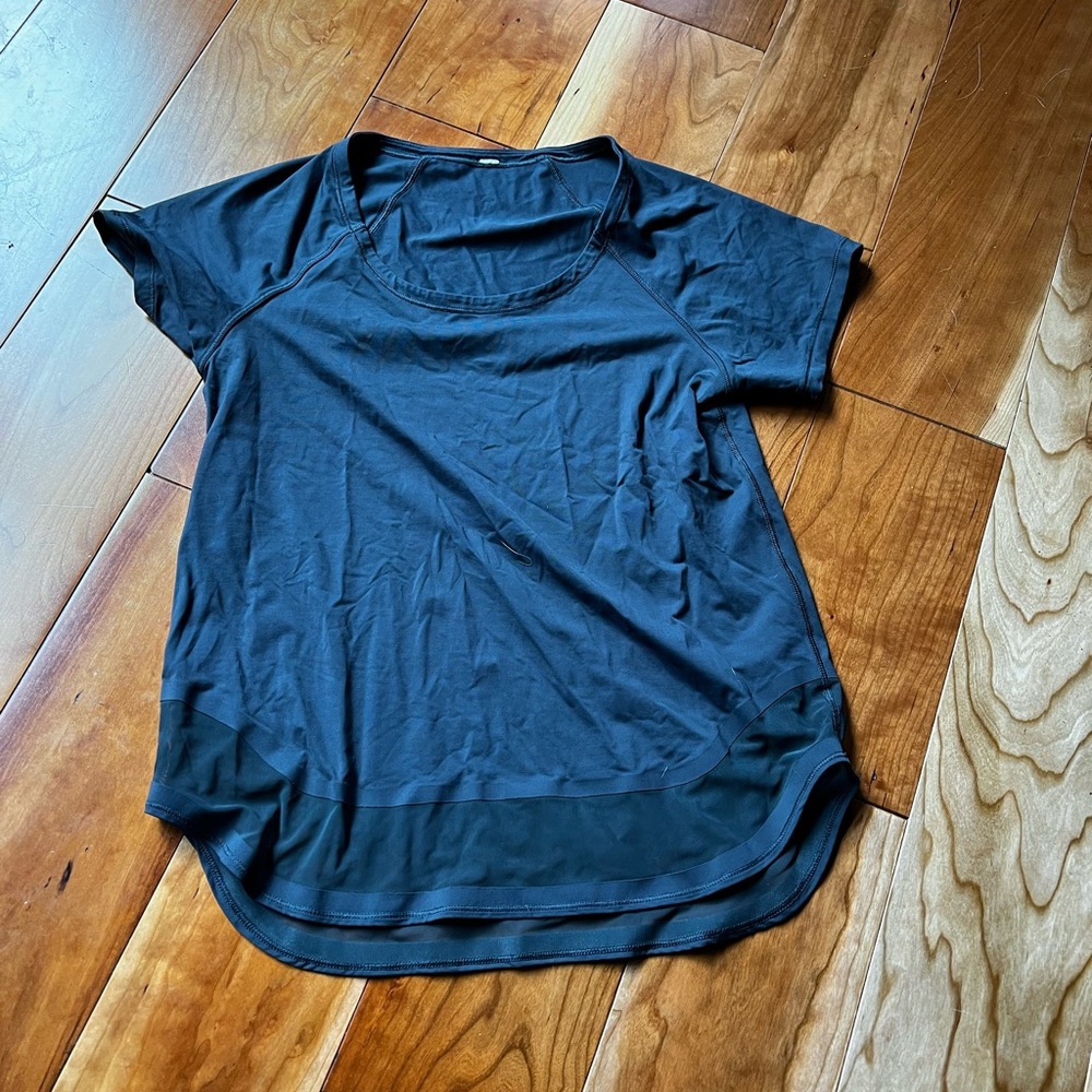 Blue LULULEMON Studio to Street Shirt